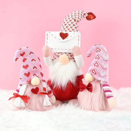 Be My Gnomey | Plush Valentine's Day Gnome Set