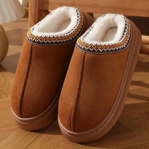 Plush House Slippers | Elegant & Casual