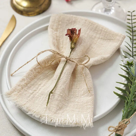 2024 Winter Collection | Handmade Vintage Burr Napkin