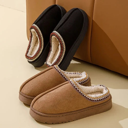 Plush House Slippers | Elegant & Casual