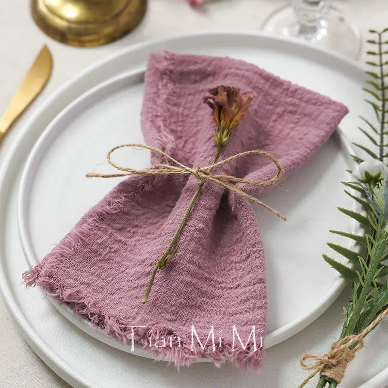 2024 Winter Collection | Handmade Vintage Burr Napkin