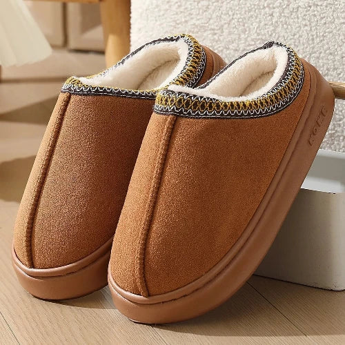 Plush House Slippers | Elegant & Casual