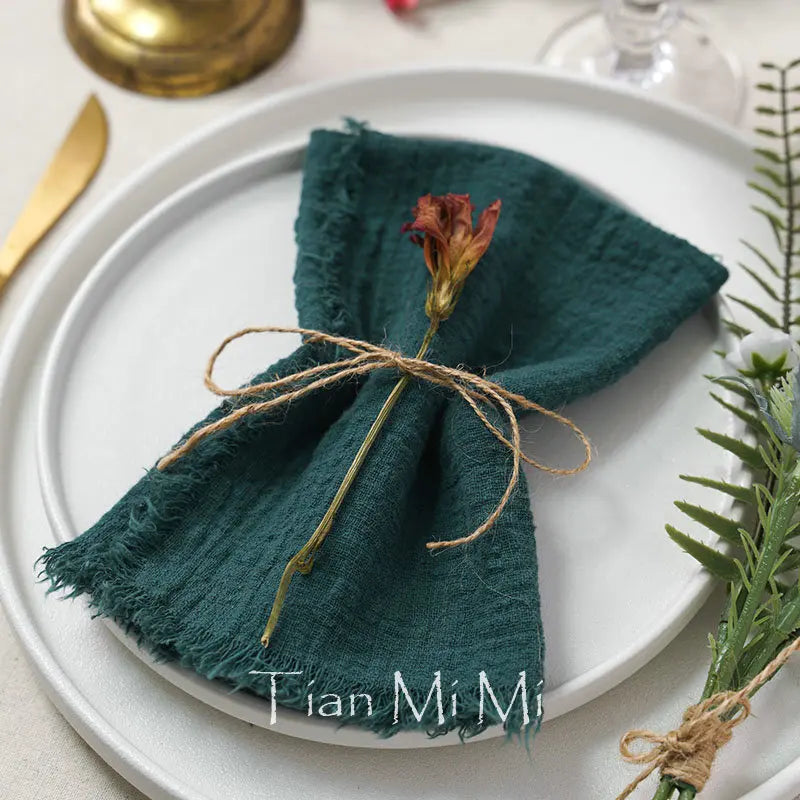 2024 Winter Collection | Handmade Vintage Burr Napkin