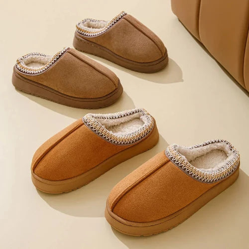 Plush House Slippers | Elegant & Casual