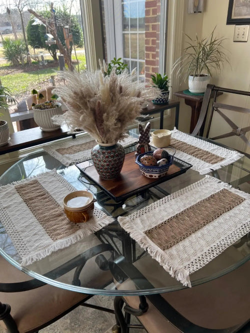 Indoor or Outdoor Jute Placemats